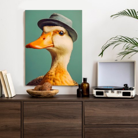 Plakat Kaczka Z Kapeluszem