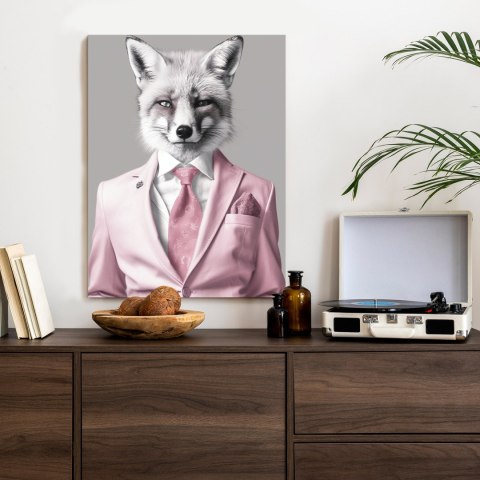 Plakat Lis Ubrany W Garnitur