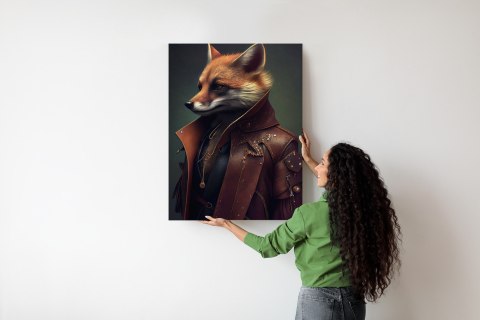 Plakat Lis W Stroju Fantasy