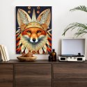 Plakat Lis W Stroju Indianina