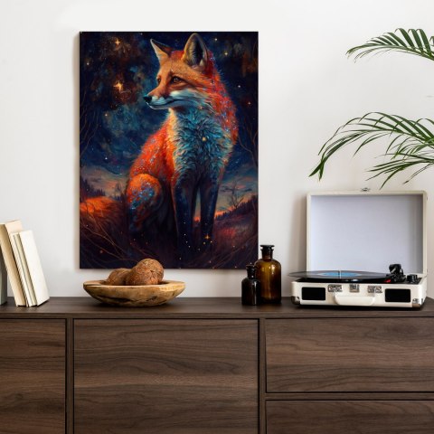 Plakat Magiczny Lis Na Ilustracji