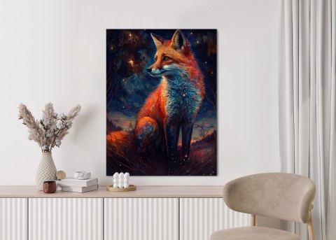 Plakat Magiczny Lis Na Ilustracji