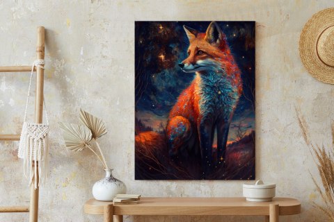 Plakat Magiczny Lis Na Ilustracji