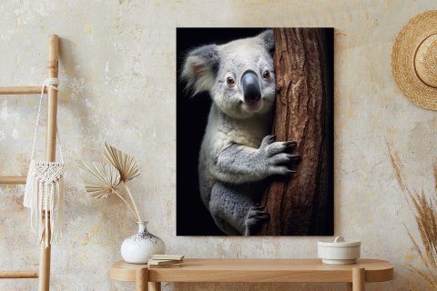 Plakat Miś Koala Obejmujący Drzewo