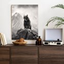 Plakat Niedźwiedź Grizzly Na Wysokiej Skale