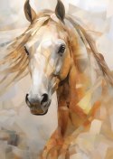 Plakat Olejny Portret Konia