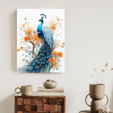 Plakat Paw I Malowane Kwiaty