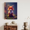 Plakat Portrait Of A Cute Baby Fox