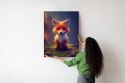 Plakat Portrait Of A Cute Baby Fox