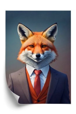 Plakat Portret Lisa W Ubraniu Mężczyzny