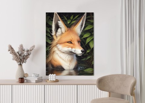 Plakat Portret Lisa W Wodzie