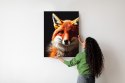 Plakat Realistic Fox Portrait.