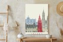 Plakat Słynna Architektura Krakowa