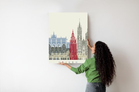 Plakat Słynna Architektura Krakowa