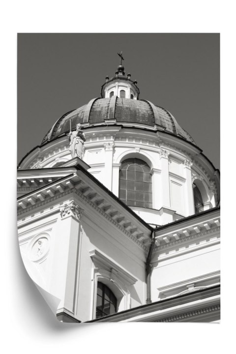 Plakat Warszawa Architektura W Czerni I Bieli