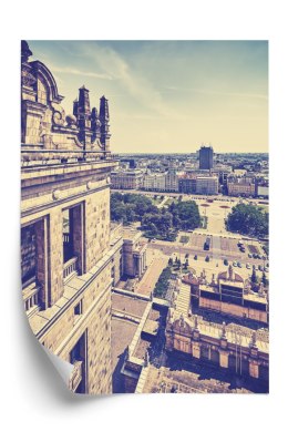 Plakat Warszawa W Stylu Retro