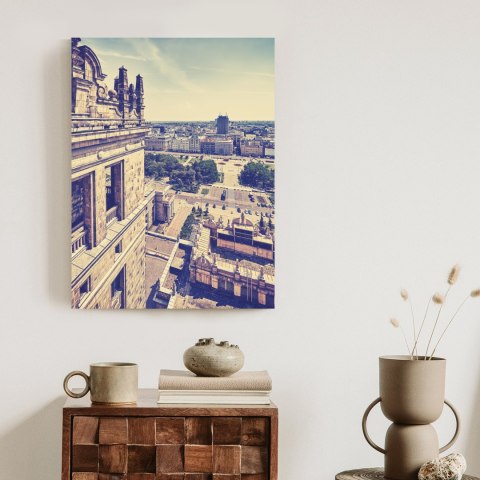 Plakat Warszawa W Stylu Retro