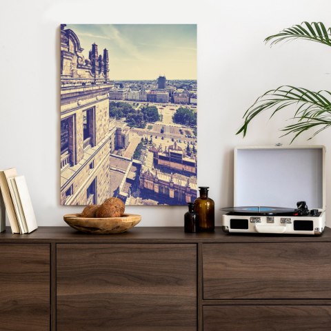 Plakat Warszawa W Stylu Retro