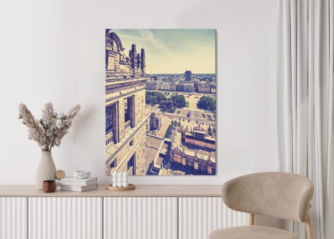 Plakat Warszawa W Stylu Retro