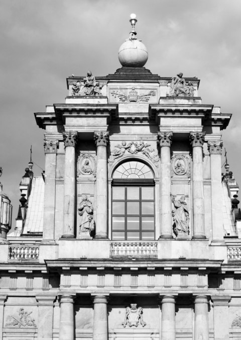 Plakat Zabytki Warszawy W Czarno Białych Kolorach