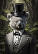 Plakat Koala W Garniturze