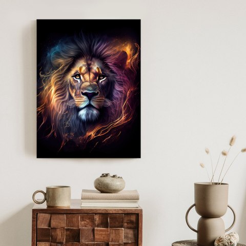 Plakat Magiczny Portret Lwa