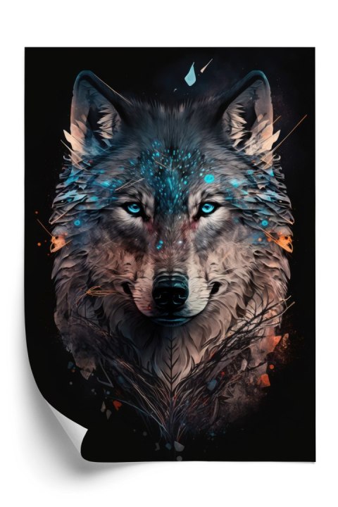 Plakat Magiczny Wilk