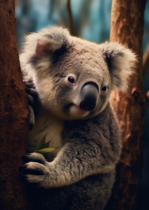 Plakat Miś Koala Na Drzewie