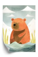 Plakat Niedźwiadek Nad Wodą