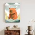 Plakat Niedźwiadek Nad Wodą