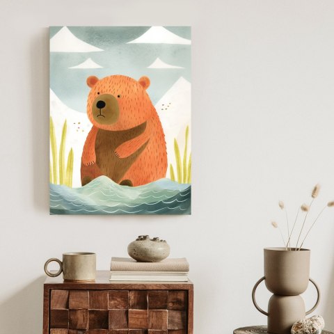 Plakat Niedźwiadek Nad Wodą