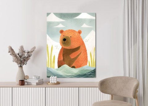 Plakat Niedźwiadek Nad Wodą