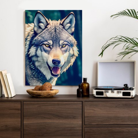 Plakat Portret Wilka Meksykańskiego W Dżungli