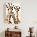 Plakat Rodzina Żyrafy