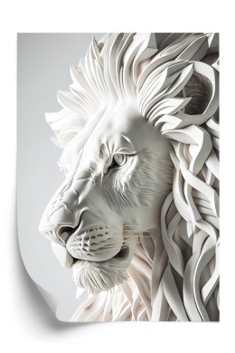Plakat Rzeźba Białego Lwa