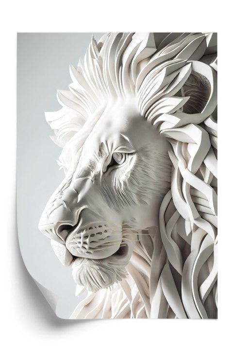 Plakat Rzeźba Białego Lwa