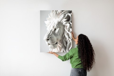 Plakat Rzeźba Białego Lwa