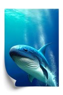 Plakat Wieloryb W Głębi Oceanu