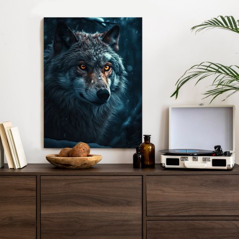 Plakat Wilk W Ciemnym Lesie