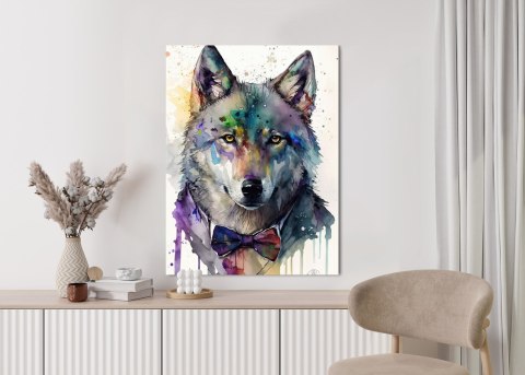 Plakat Wilk W Muszce