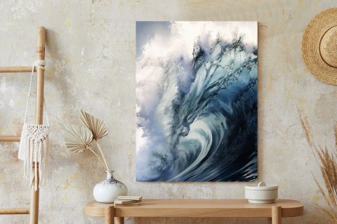 Plakat Wzburzona Fala Morska