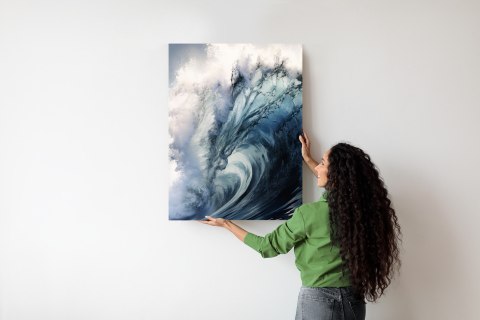 Plakat Wzburzona Fala Morska