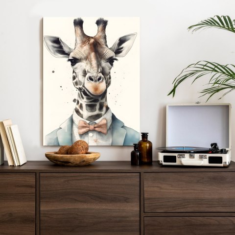 Plakat Żyrafa W Muszce