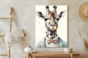 Plakat Żyrafa W Muszce