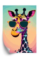 Plakat Żyrafa W Okularach Przeciwsłonecznych