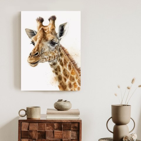 Plakat Żyrafa Z Długą Szyją