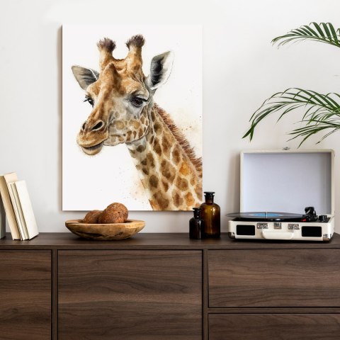 Plakat Żyrafa Z Długą Szyją