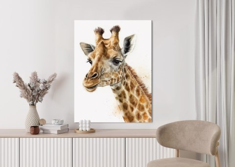 Plakat Żyrafa Z Długą Szyją
