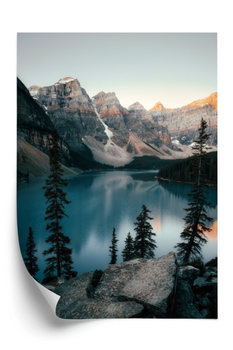 Plakat Błękitna Woda W Górskim Jeziorze