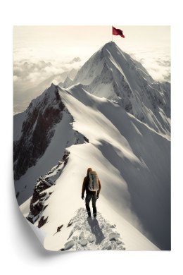 Plakat Górska Przygoda Zdobywanie Szczytu